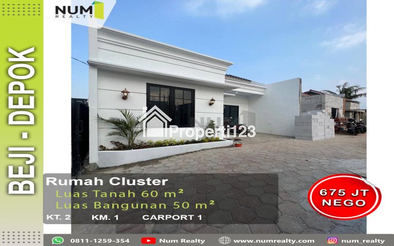 Rumah Cluster Swadaya Hills Residence Tanah Baru Depok Properti