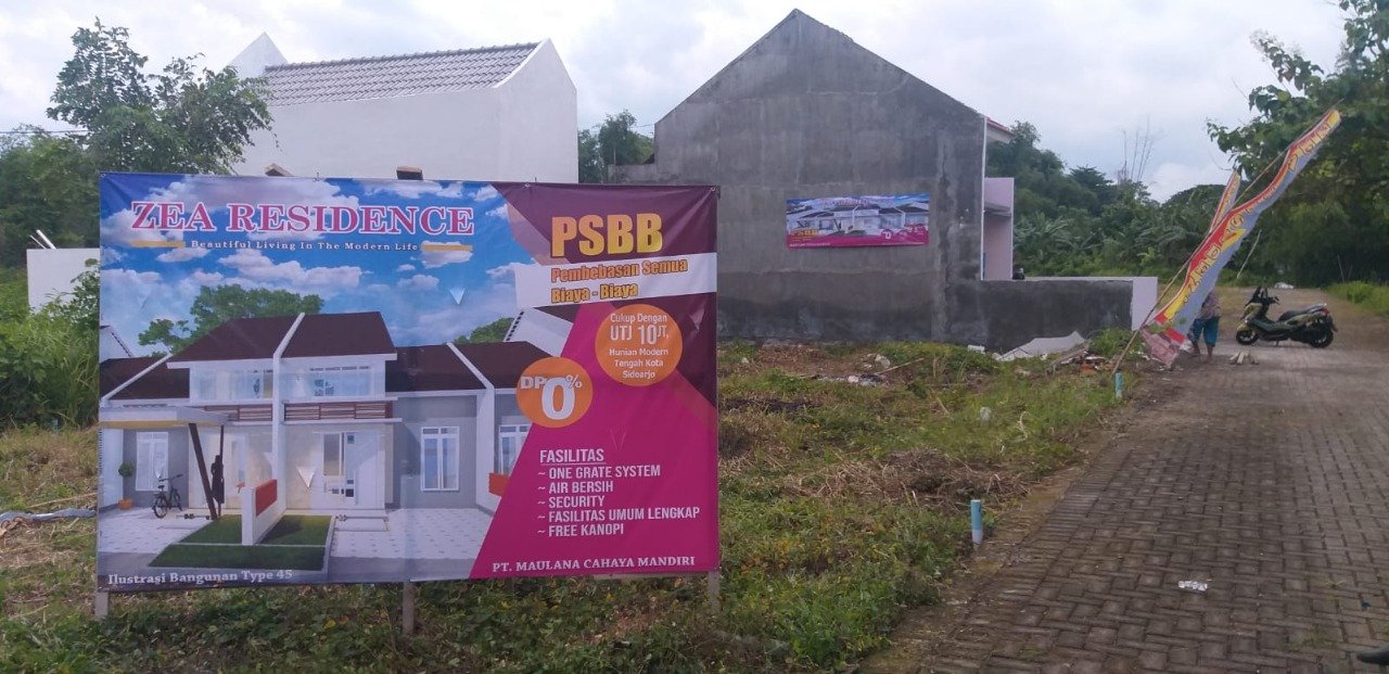 Dijual Rumah Lokasi Strategis Di Kota Sidoarjo 400 Jutaan bisa KPR - 2
