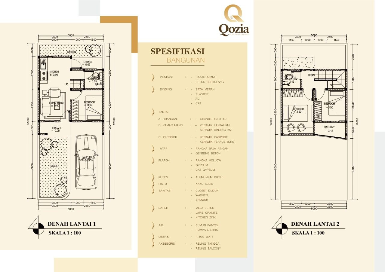 Rumah 2 Lantai Harga 1 Lantai " QOZIA CLUSTER SERPONG " Rumah Termurah Se Kota Tangerang Selatan - 8