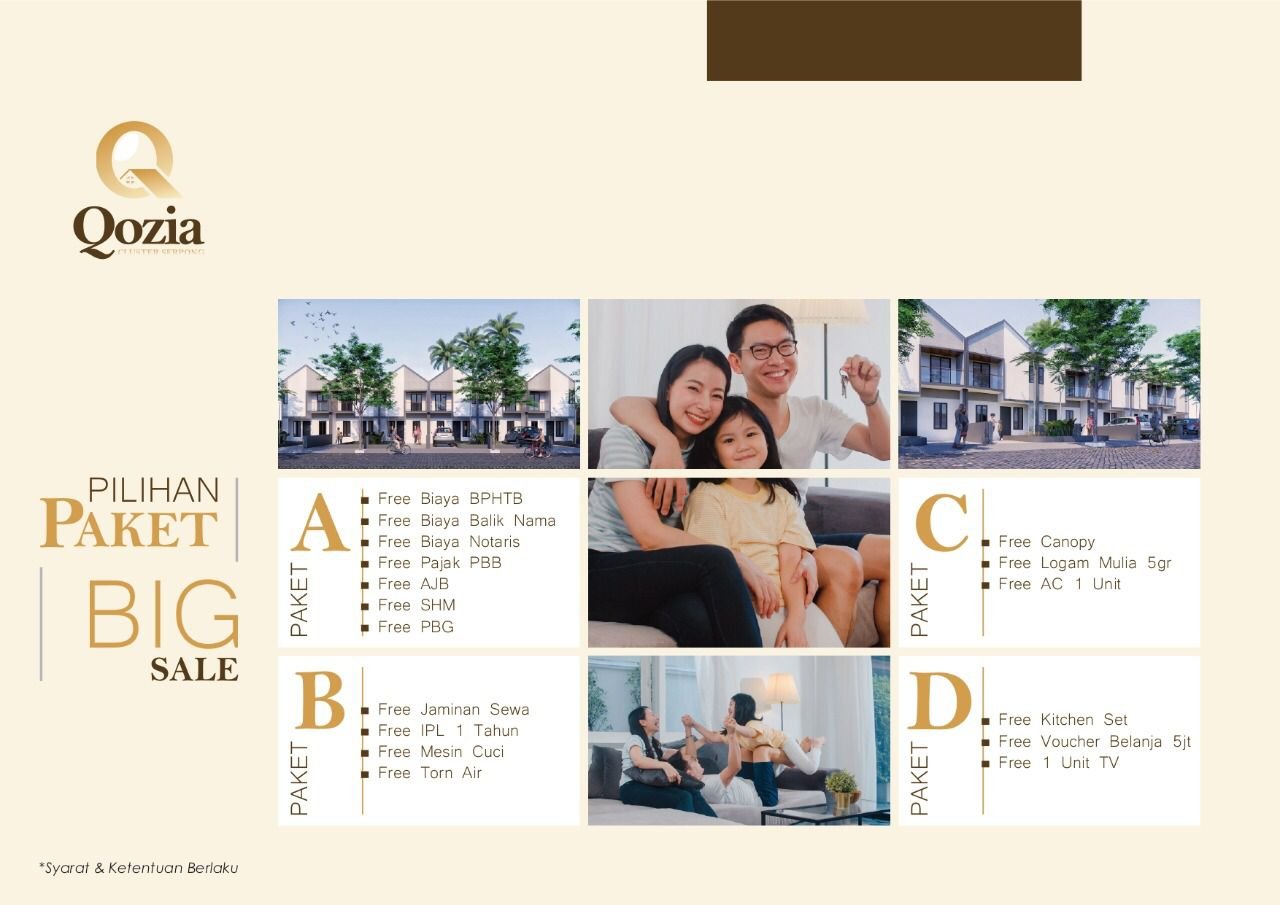 Rumah 2 Lantai Harga 1 Lantai " QOZIA CLUSTER SERPONG " Rumah Termurah Se Kota Tangerang Selatan - 7
