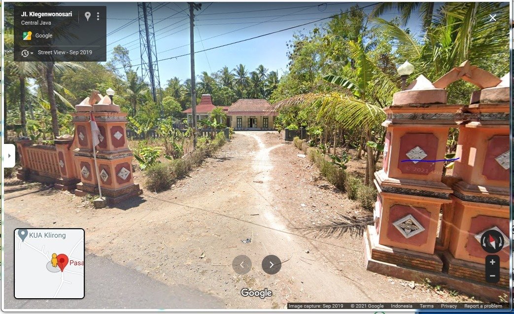 TURUN HARGA !!! Dijual Cepat Tanah Lokasi Strategis di Daerah Klegen Wonosari, Kec.Klirong, Kebumen - 6