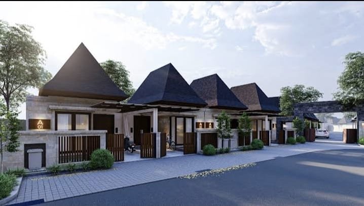 Rumah Kece Badai Bata Merah di Pancoran Mas, Depok - 1