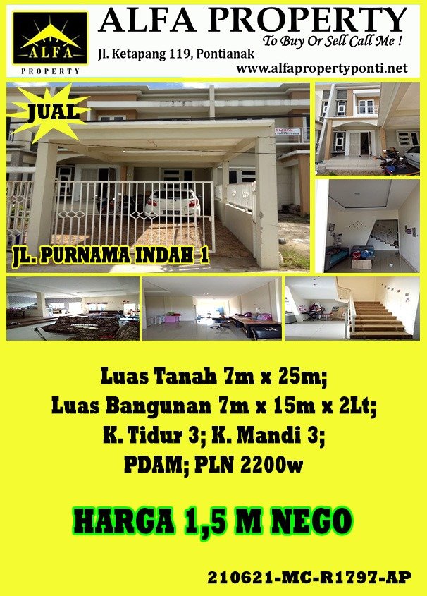Rumah Purnama Indah 1, Pontianak, Kalimantan Barat - 1