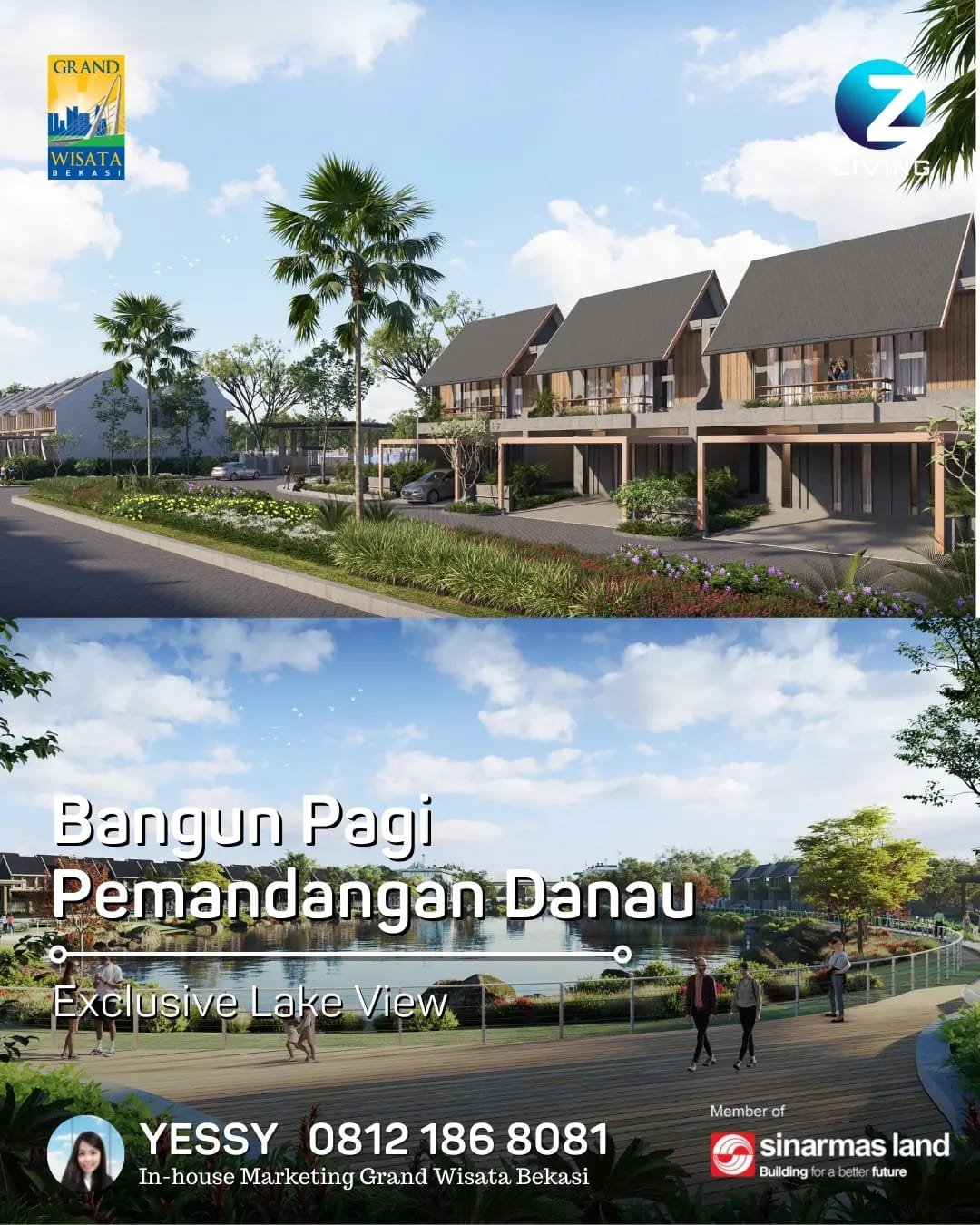 Dijual Rumah Luxury,Mewah DP Hanya 0%,di Z living ,Grand Wisata Bekasi - 3