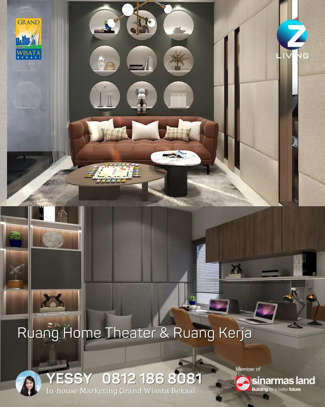 Dijual Rumah Luxury,Mewah DP Hanya 0%,di Z living ,Grand Wisata Bekasi - 7