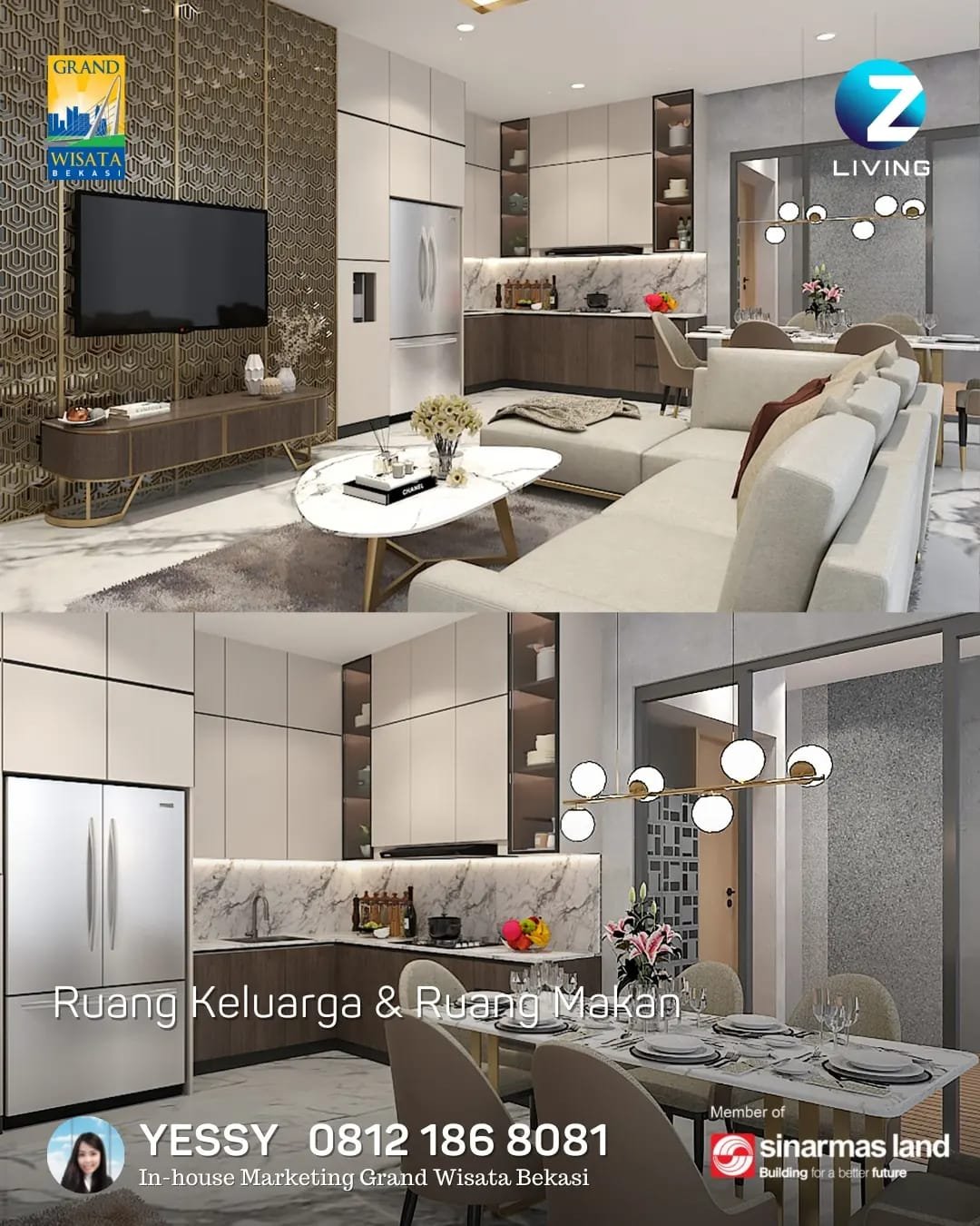 Dijual Rumah Luxury,Mewah DP Hanya 0%,di Z living ,Grand Wisata Bekasi - 6