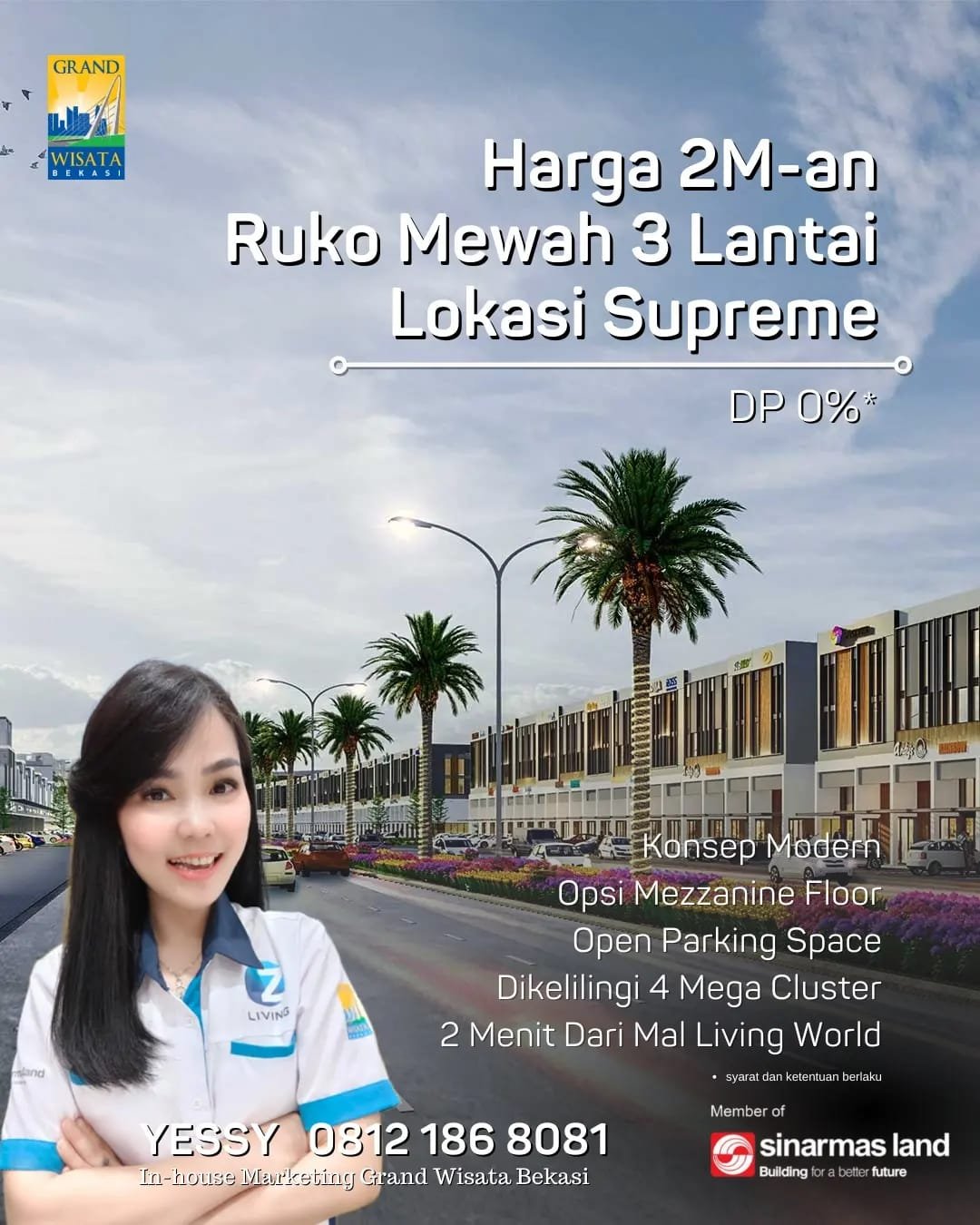 New Westfield Beli Ruko 3 Lantai Bonus 1 Lantai cuma Harga mulai 2M an - 1
