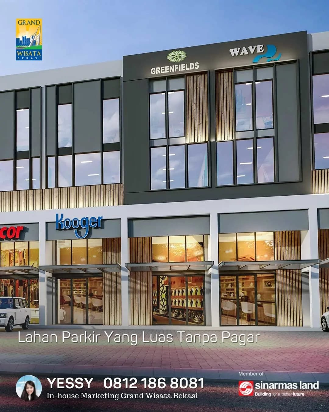 New Westfield Beli Ruko 3 Lantai Bonus 1 Lantai cuma Harga mulai 2M an - 3