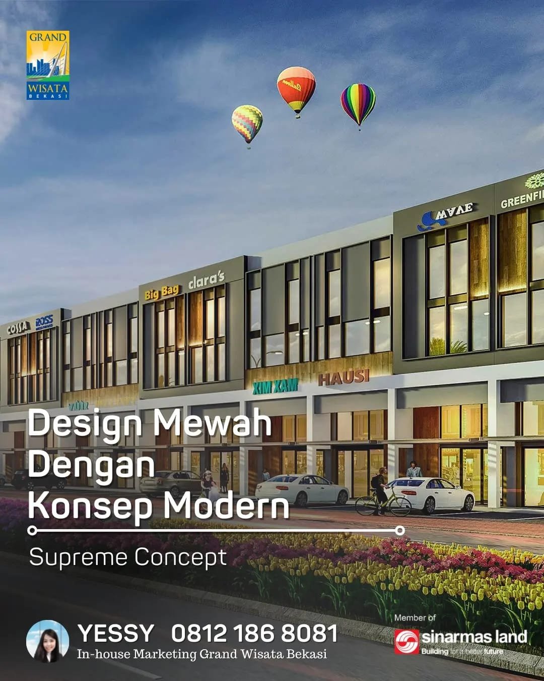 New Westfield Beli Ruko 3 Lantai Bonus 1 Lantai cuma Harga mulai 2M an - 2