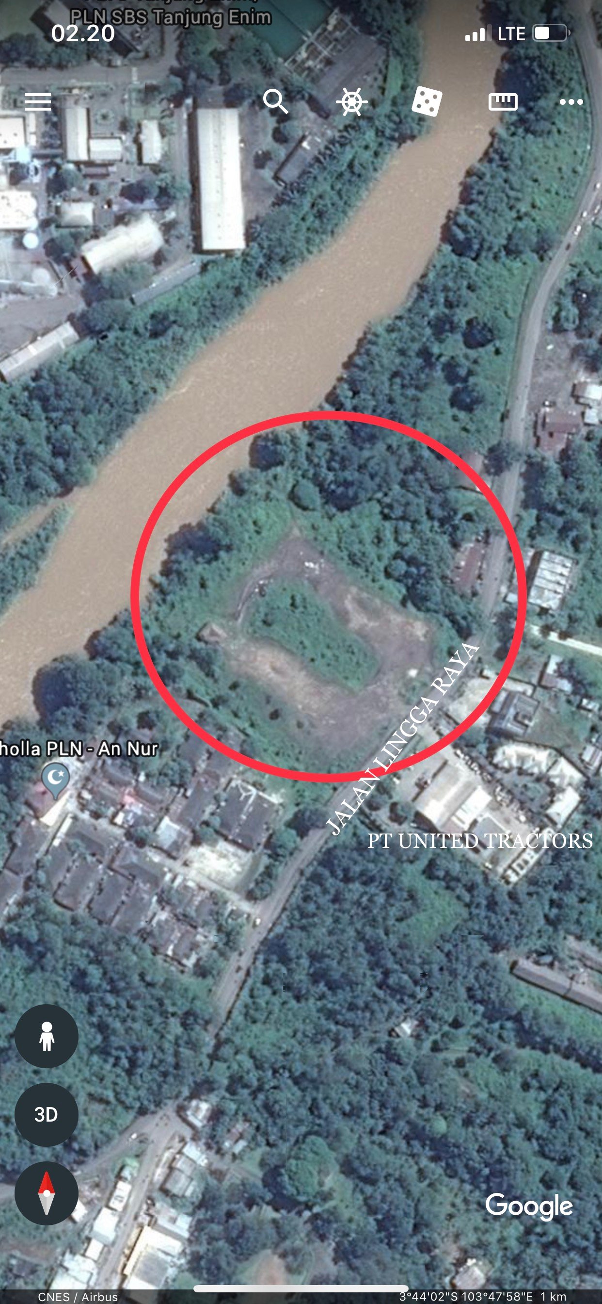 Dijual Tanah Murah ±1,8 Ha di Tepi Jalan Raya Tanjung Enim, Muara Enim, Sumatera Selatan - 2