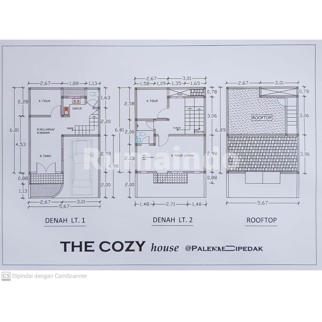 Di Jual Murah Rumah Cluster Cozy House Jl Palem 2, Jagakarsa - 7