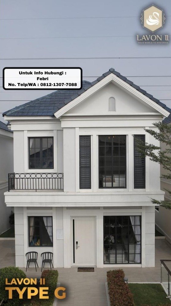 Dijual Cepat Rumah Lavon 2 tipe G Montana di Cikupa Tangerang - 1