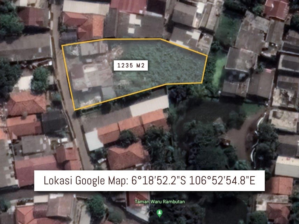 Dijual Cepat Tanah Murah Zona Hijau di Kampung Rambutan, Ciracas - 12