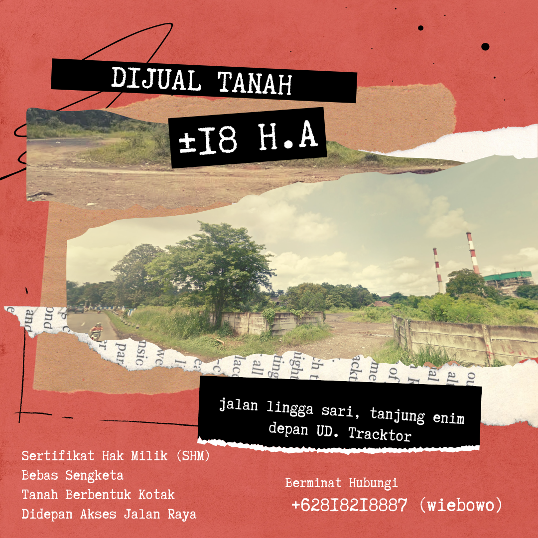 JUAL TANAH MURAH SIAP BANGUN LOKASI TERBAIK TANJUNG ENIM - MUARA ENIM - 2