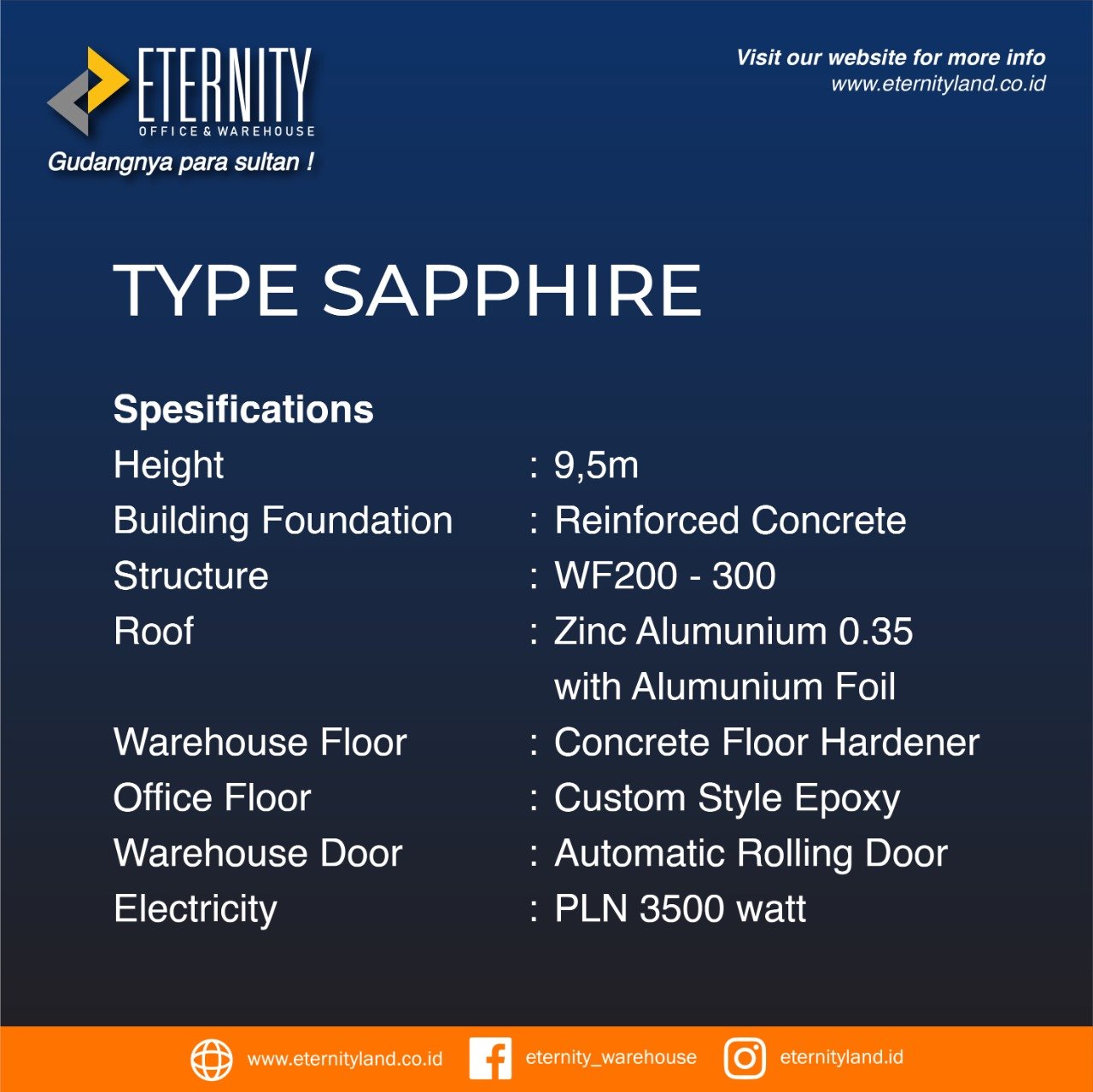 Eternity Warehouse office Gudangnya para Sultan TIPE SAPPHIRE - 4