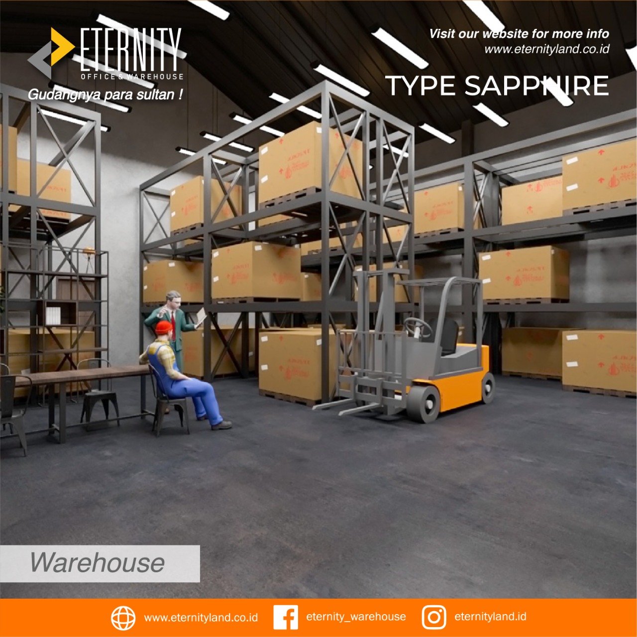 Eternity Warehouse office Gudangnya para Sultan TIPE SAPPHIRE - 9