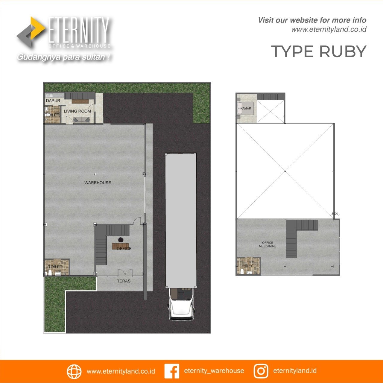 Eternity Warehouse office Gudangnya para Sultan TIPE RUBY - 3
