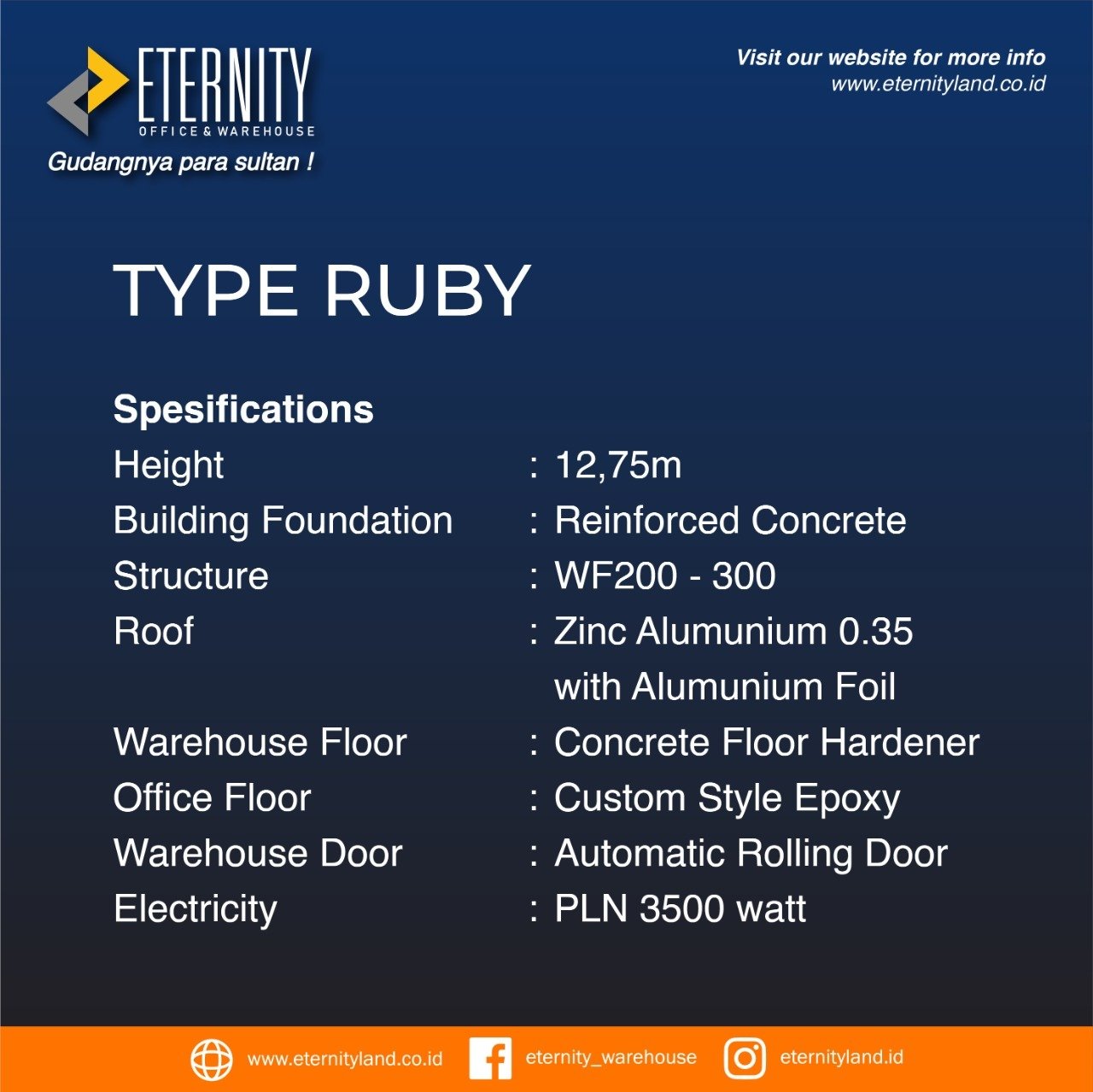 Eternity Warehouse office Gudangnya para Sultan TIPE RUBY - 5