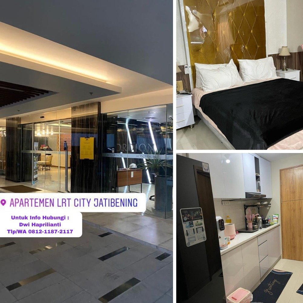 Disewakan Apartemen tipe studio Tower accordion lt 10 di jatibening pondokgede bekasi - 1