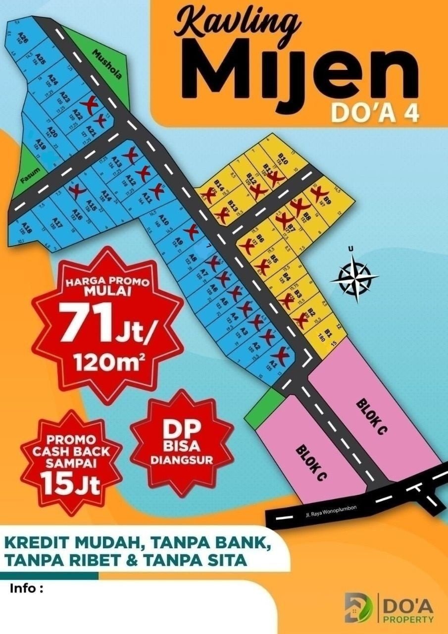 Tanah Kavling Dijual di Kota Semarang Dekat SMP Negeri 44 Semarang, Pasar Mijen, Masjid Kapal, Plaza Danau BSB City - 13