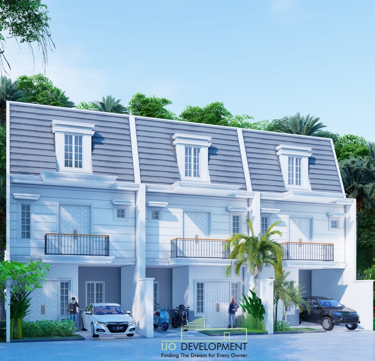 Rumah Ada Rooftop Cluster IJO RESIDENCE Kav. E Jagakarsa - 3