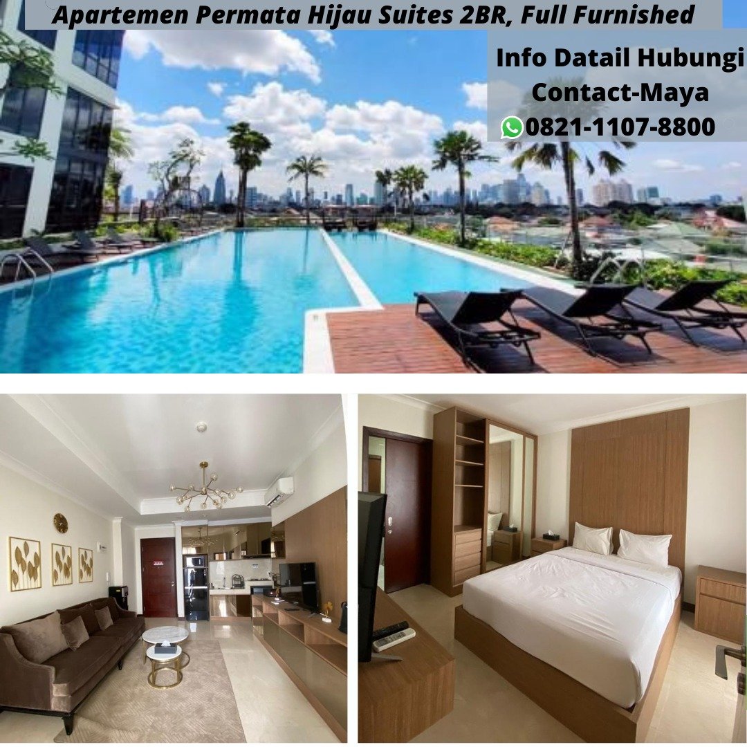 Jual Apartemen Permata Hijau Suites 2BR, Full Furnished - 1