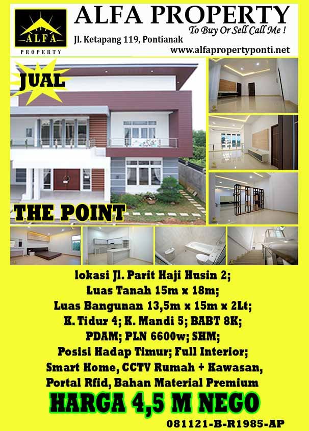 Rumah The Point, Parit Haji Husin 2, Pontianak, Kalimantan Barat - 1