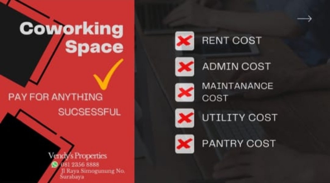 Sewa Kantor Coworking Space di Surabaya Dekat Kampus UWKS, Ciputra World Surabaya, Islamic Centre Surabaya - 11