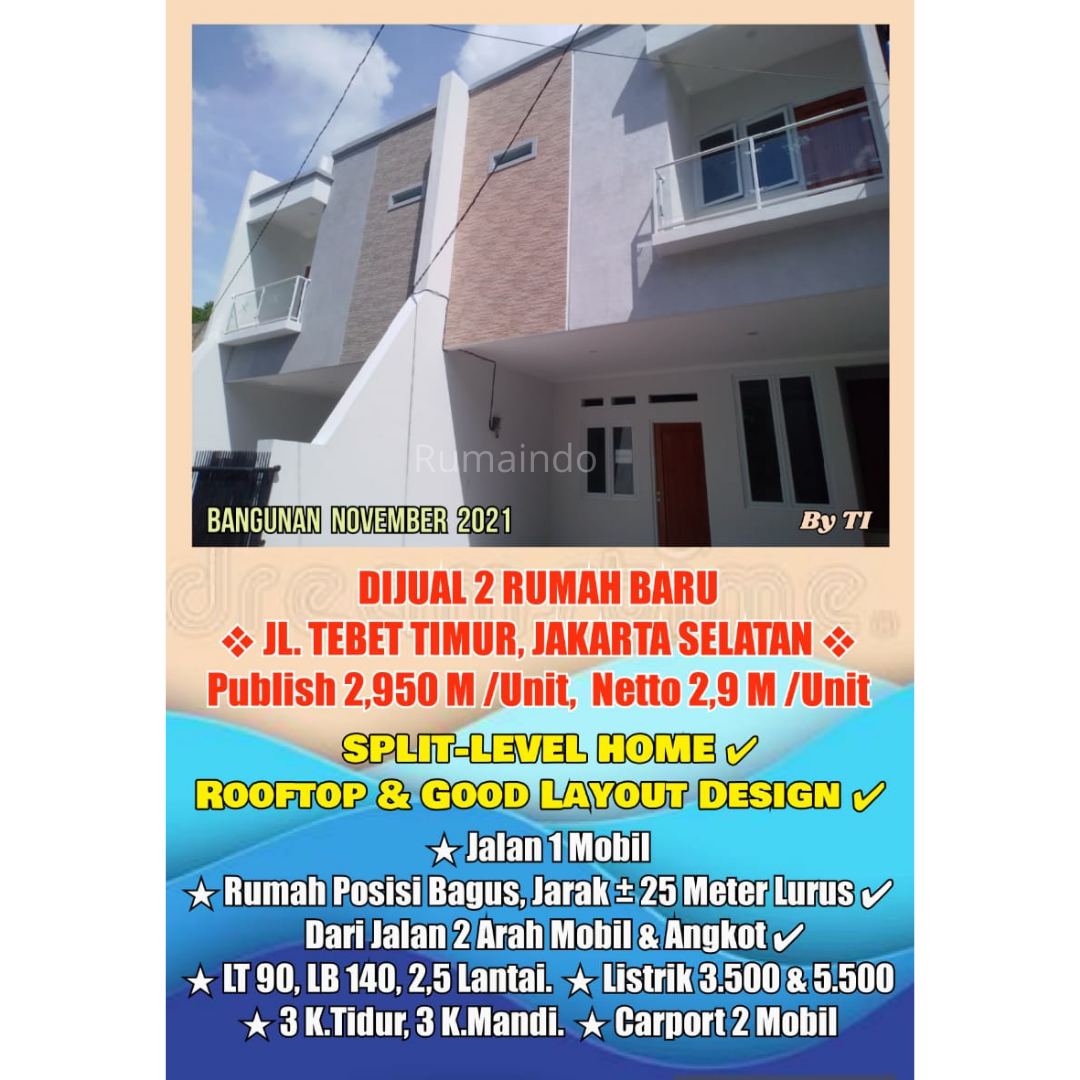 Dijual Rumah Ada Rooftop di Jln Tebet Timur Jakarta Selatan - 14