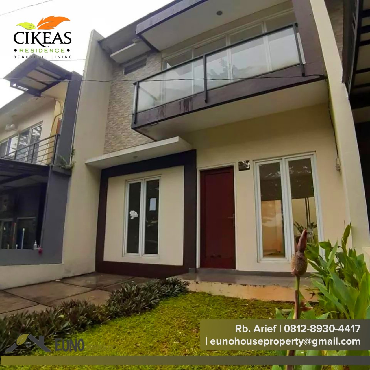 Rumah Tipe Minimalis 2 Lantai dekat TOL dan Stasiun LRT - Cikeas Residence Bogor - 1