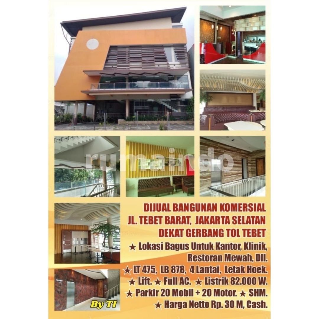 Dijual Gedung Komersial di Jln Tebet Barat Jakarta Selatan - 10