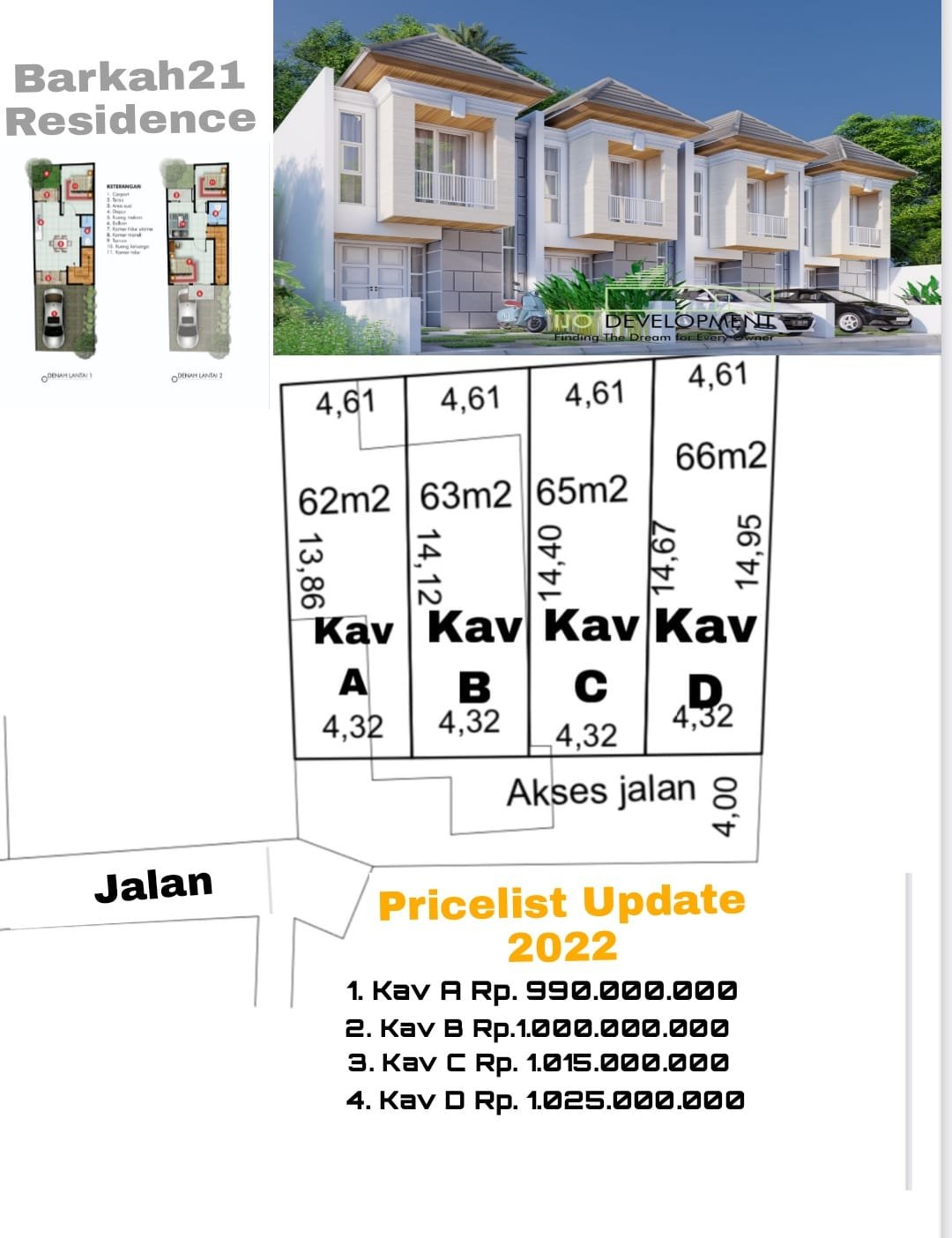 Dijual Murah Rumah Cluster Barkah 21 Residence Warung Sila Jagakarsa Jakarta Selatan - 9