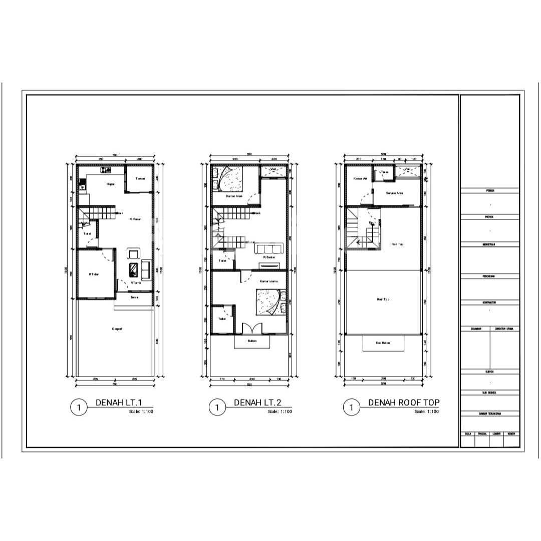 Dijual Rumah Mewah Ada Rooftop di Komplek Kav DKI Jagakarsa Jakarta Selatan - 4