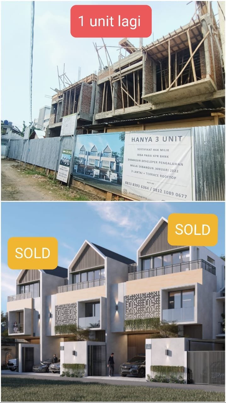 Rumah Baru Nyaman 5 Menit Ke Perkantoran Pancoran Jakarta Selatan - 1