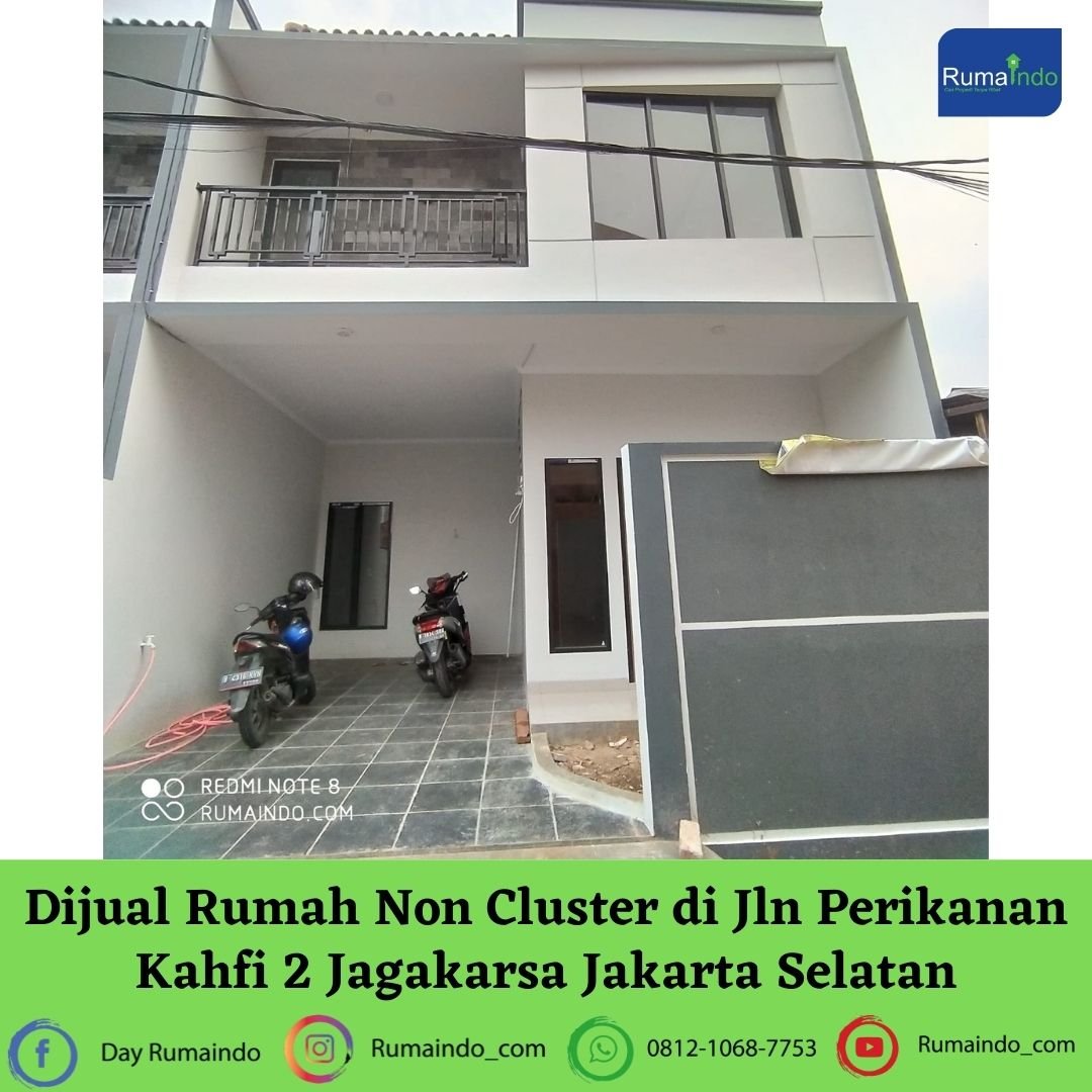 Dijual Rumah Non Cluster di Jln Perikanan Kahfi 2 Jagakarsa Jakarta Selatan - 1
