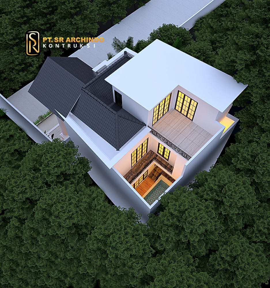 Dijual Rumah Mewah Dengan Kolam Renang Ada Rooftop di Kebagusan Jakarta Selatan - 3