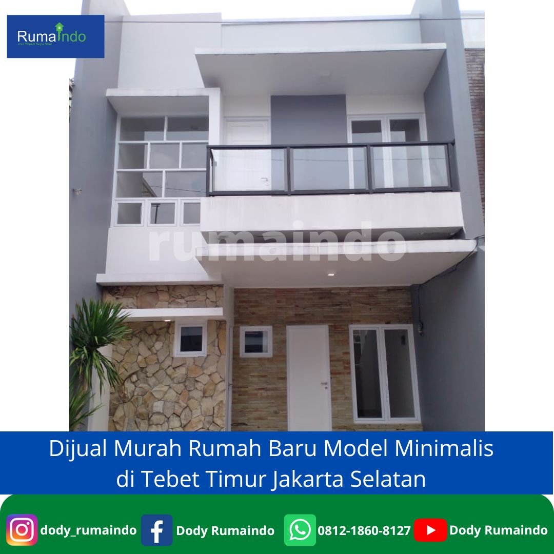 Dijual Murah Rumah Baru Model Minimalis di Tebet Timur Jakarta Selatan - 1