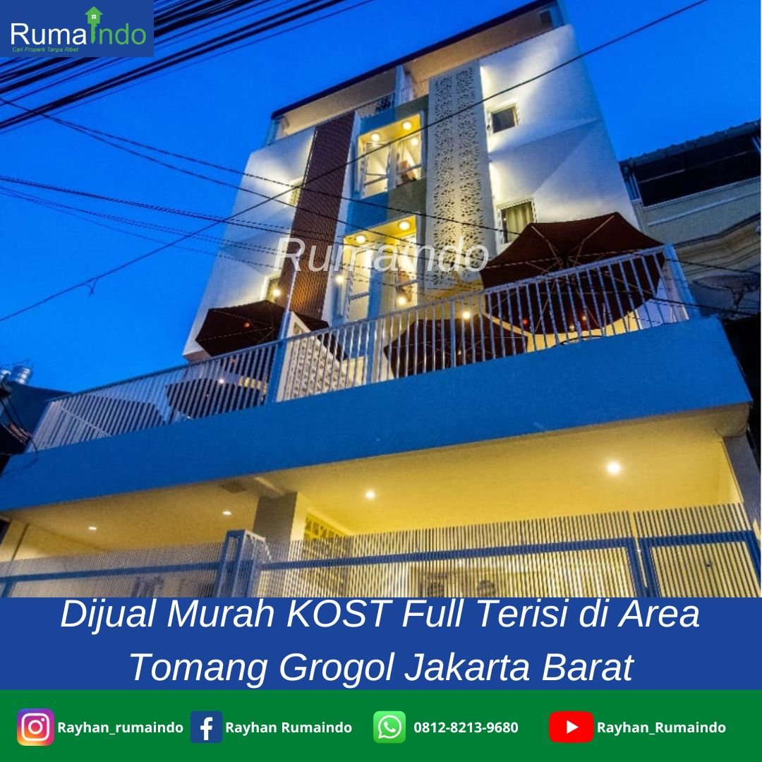Dijual Murah KOST Full Terisi di Area Tomang Grogol Jakarta Barat - 12