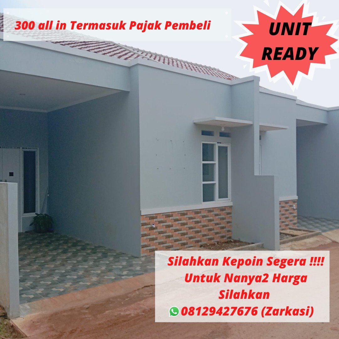 Porex Residence Putih Sawangan Depok Menghadirkan rumah readi dengan Tipe - 1