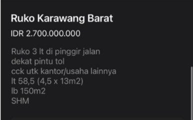 Jual Ruko Graha Interchange Karawang Barat - 3