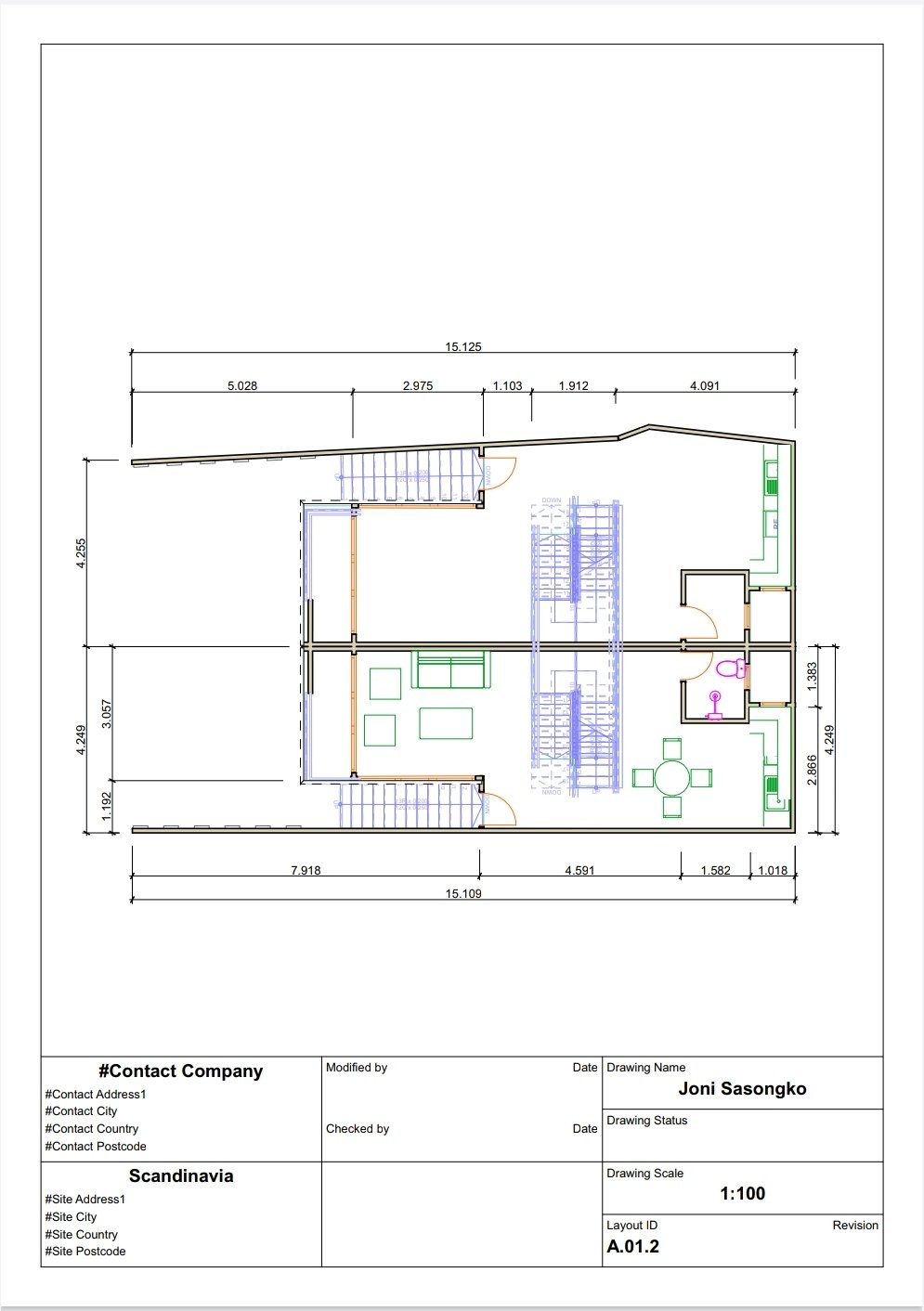 Dijual Rumah Scandinavian di Jln Bumiputera Cipinang Rawamangun Jakarta Timur - 12