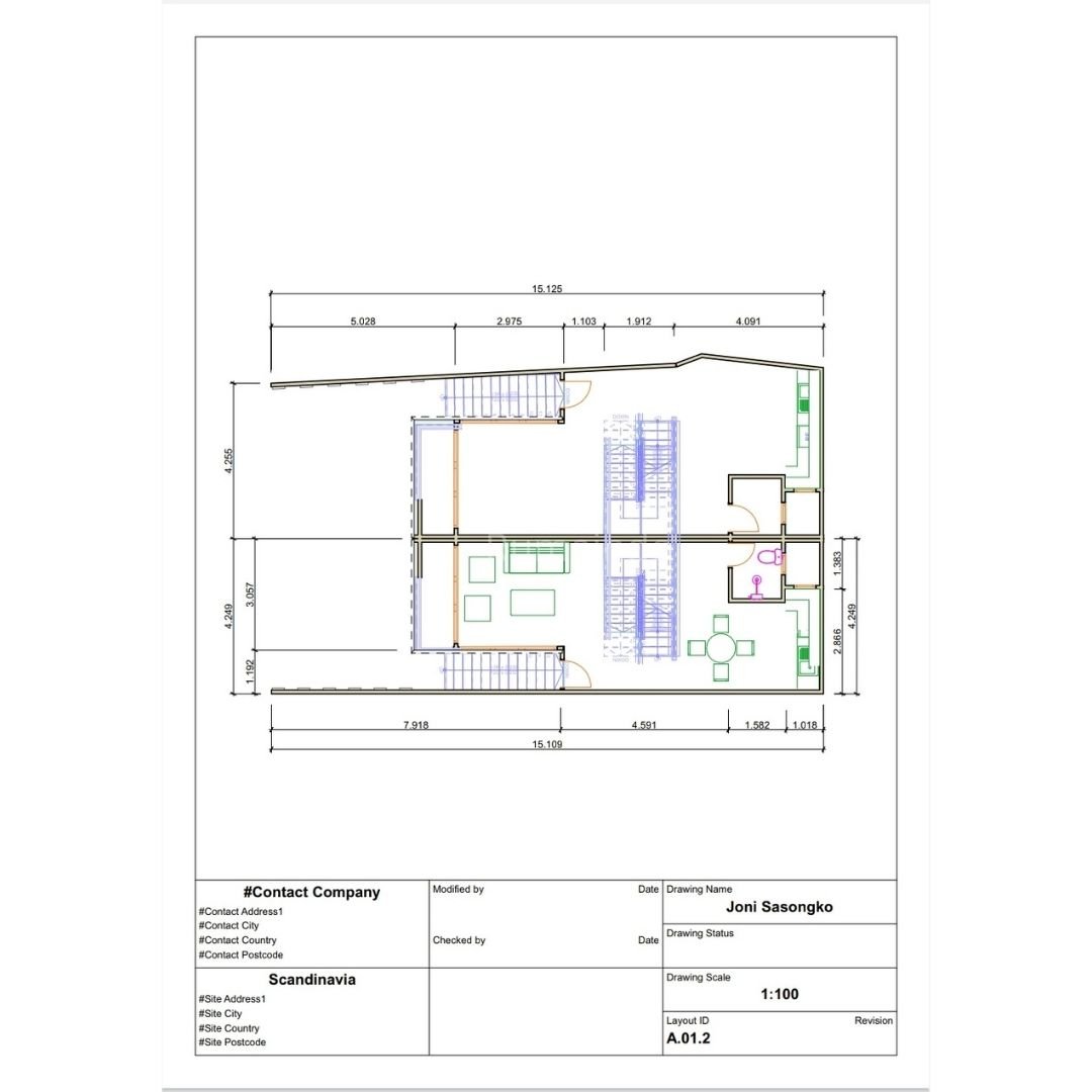 Dijual Rumah Scandinavian di Jln Bumiputera Cipinang Rawamangun Jakarta Timur - 9