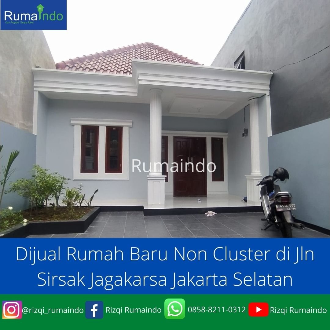 Dijual Rumah Baru Non Cluster di Jln Sirsak Jagakarsa Jakarta Selatan - 1