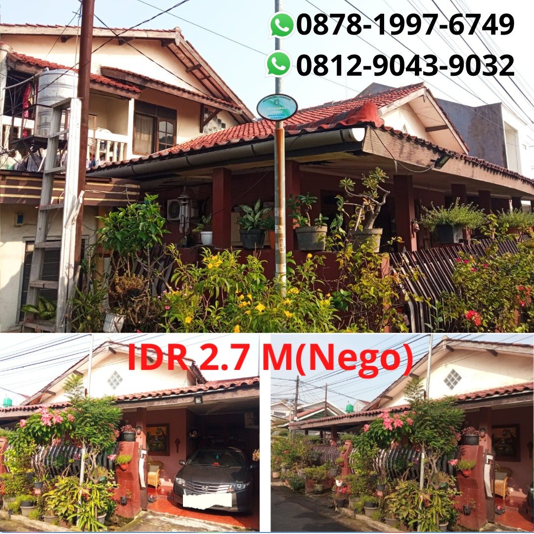 Dijual Cepat Rumah Tinggal 2 Lantai di Komplek Larangan Indah,Tangerang - 1