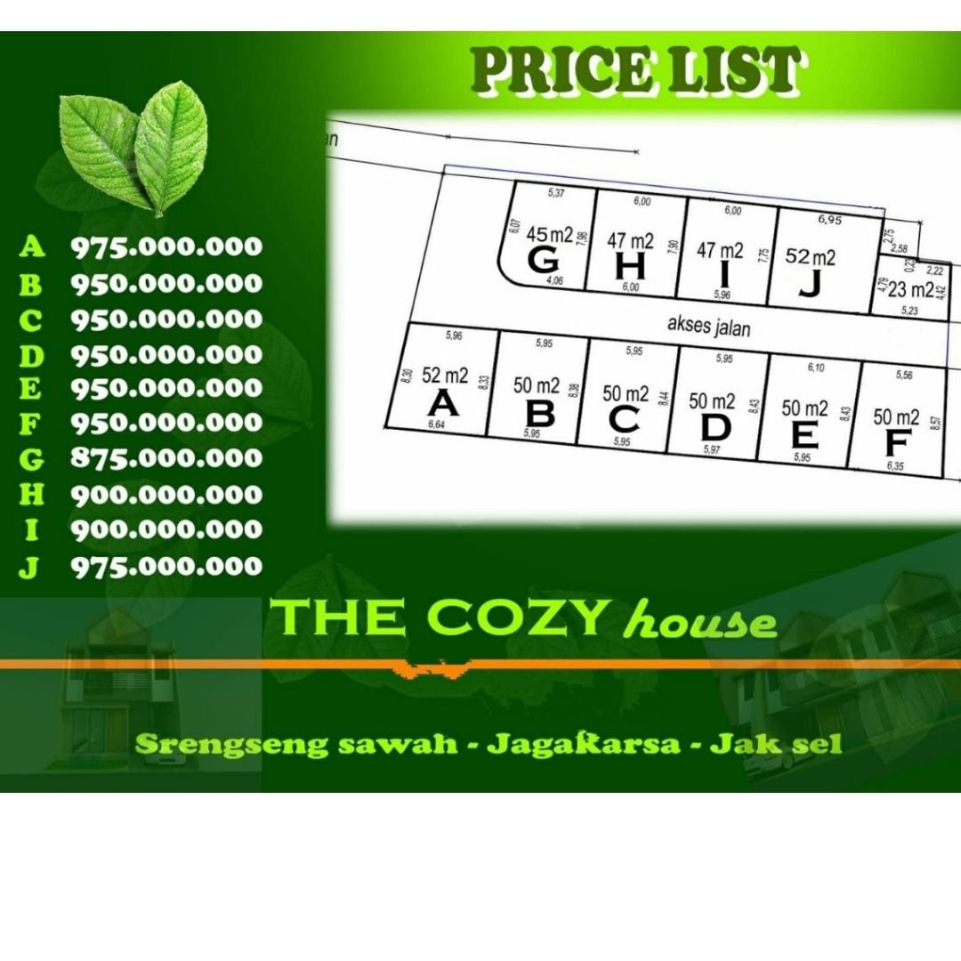 Dijual Murah Rumah Cluster Cozy House Srengseng Sawah Jagakarsa Jakarta Selatan - 2