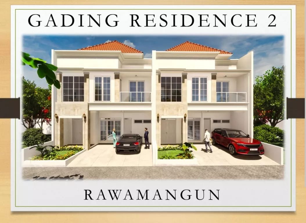 Dijual Rumah baru di Rawamangun Cluster Mewah 2 Lantai Bebas Design - 2