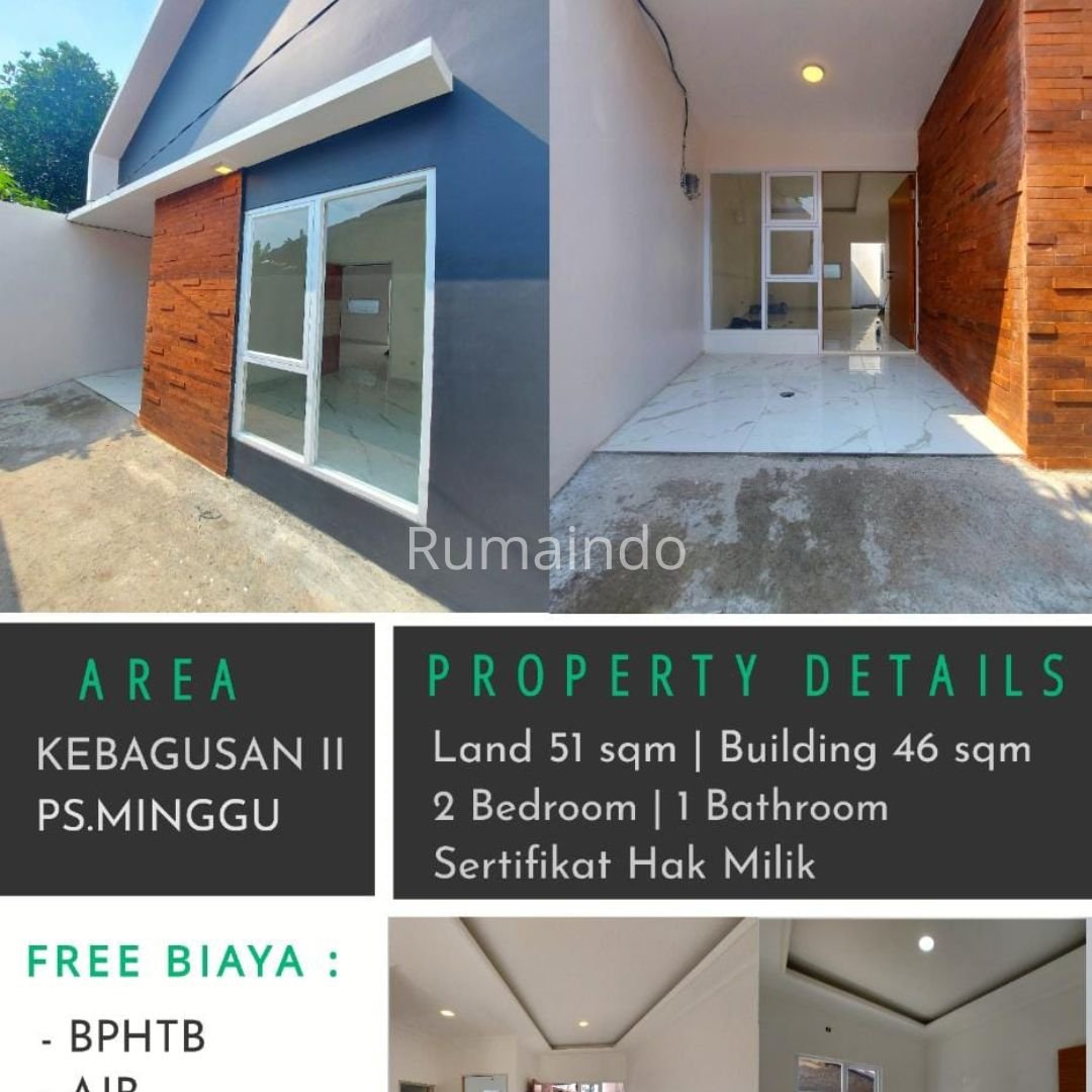 Dijual Murah Rumah Baru di Kebagusan Dekat Ragunan Jakarta Selatan - 10