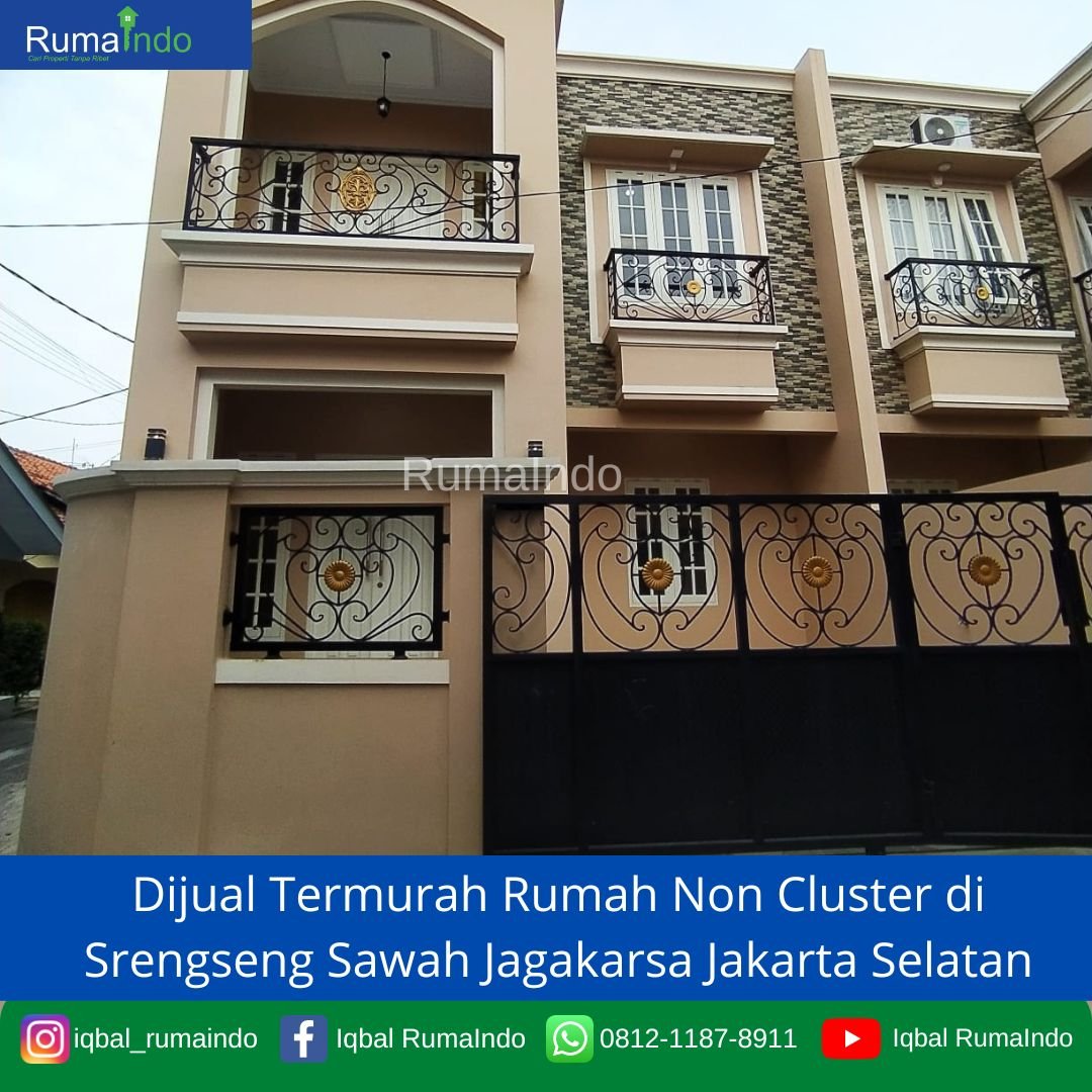 Dijual Termurah Rumah Non Cluster di Srengseng Sawah Jagakarsa Jakarta Selatan - 1