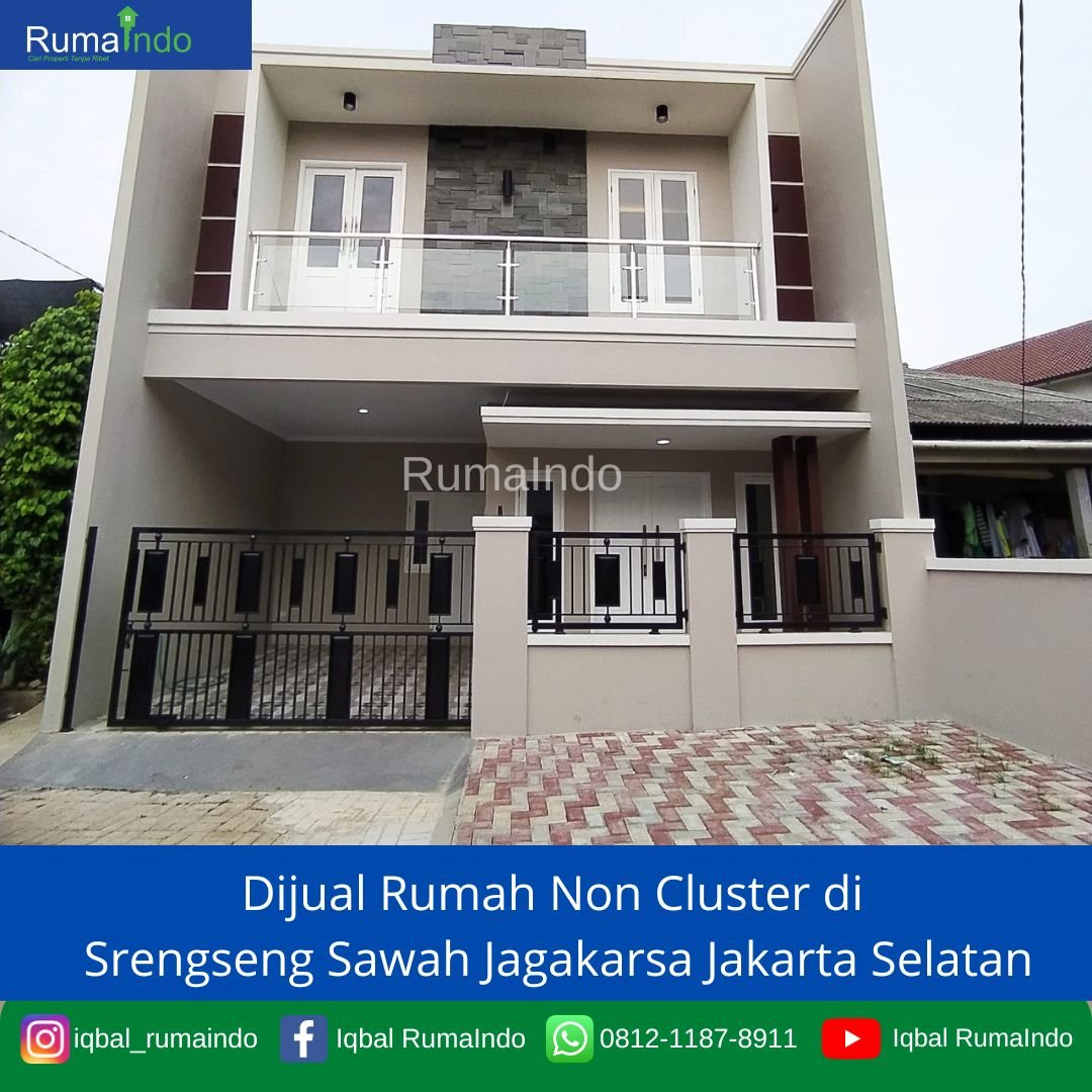 Dijual Rumah Non Cluster di Srengseng Sawah Jagakarsa Jakarta Selatan - 1