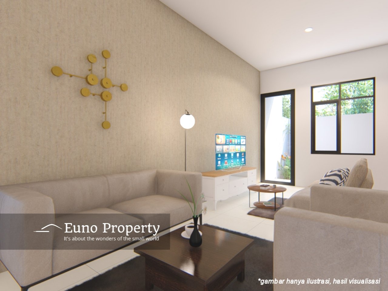 SIAP HUNI! Rumah 2 Lantai lokasi Beji, Depok dekat TOL Kukusan dan St. UI - 2